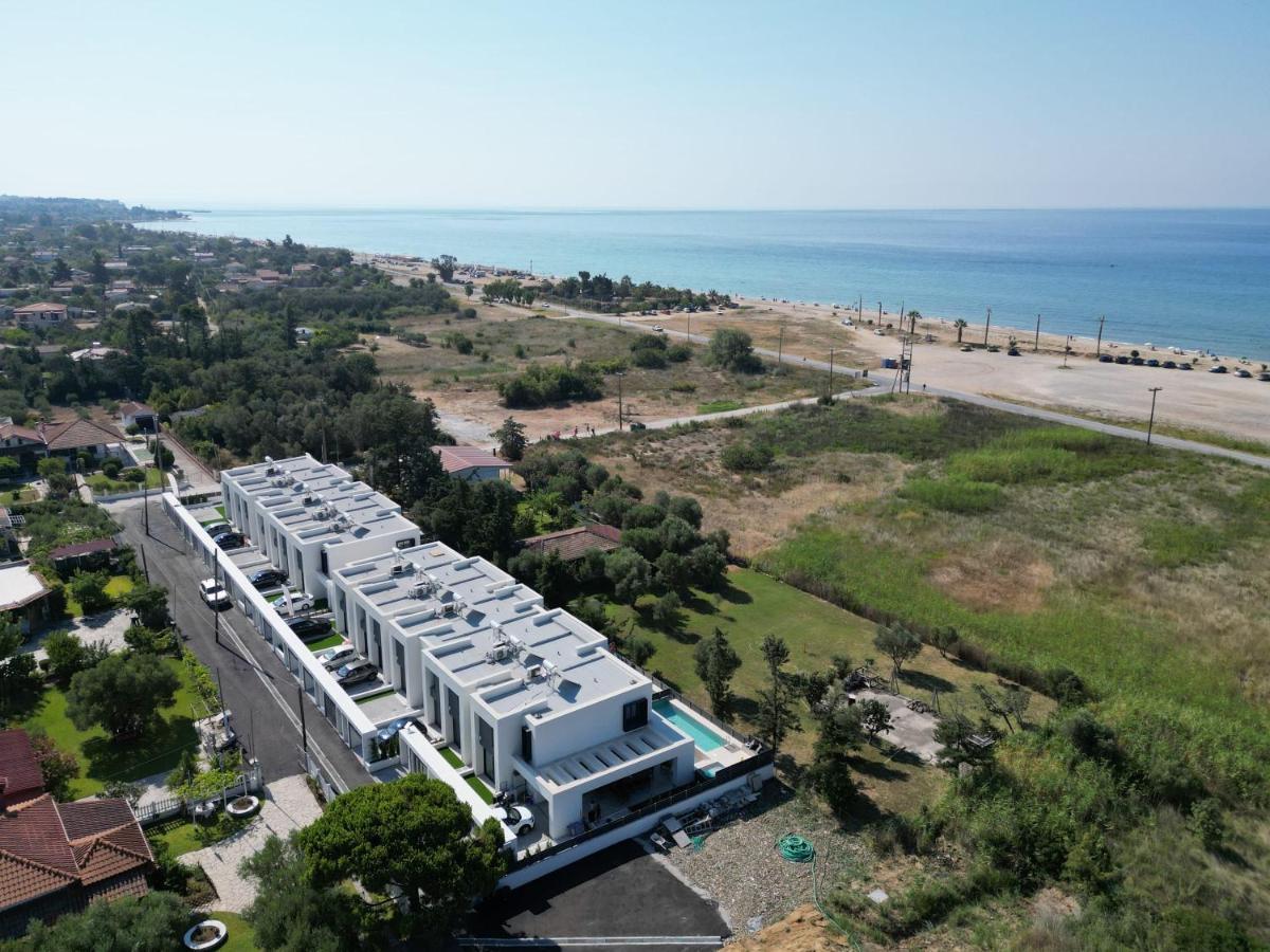 Serene Villas Halkidiki - Cfront Private Pool Nea Iraklia Bagian luar foto